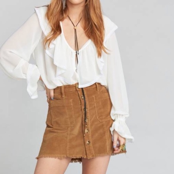 Show Me Your MuMu Dresses & Skirts - Show me your mumu corduroy mini skirt